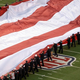 Illustration for article titled Those Humungous American Flags at Football Stadiums Weigh 1,100 Pounds and Cost $50,000 to Make